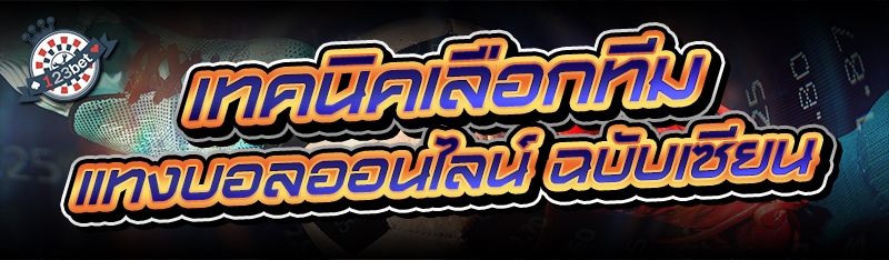 เทคนิคเลือกทีม แทงบอลออนไลน์ ฉบับเซียน